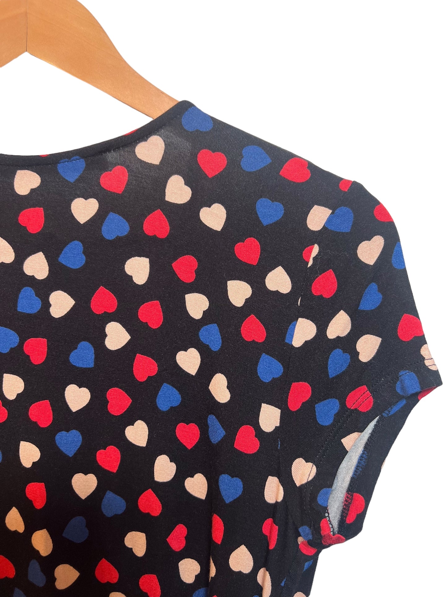 "Very" Black Heart Dress (Size S)