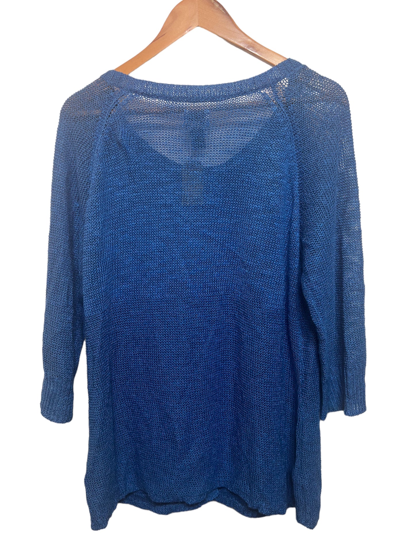 Women’s Blue Knitted Top (Size XL)