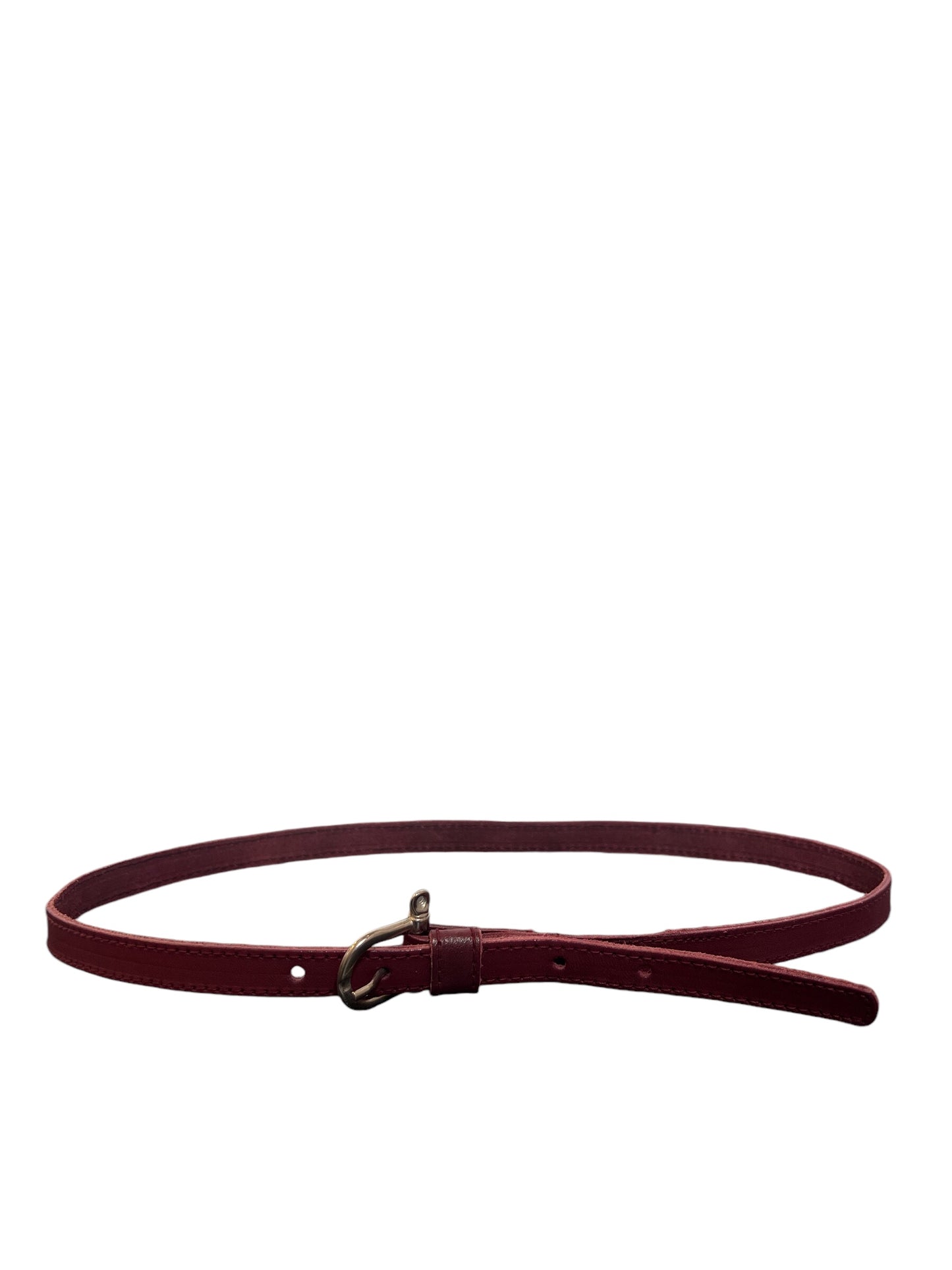 Red Leather Belt