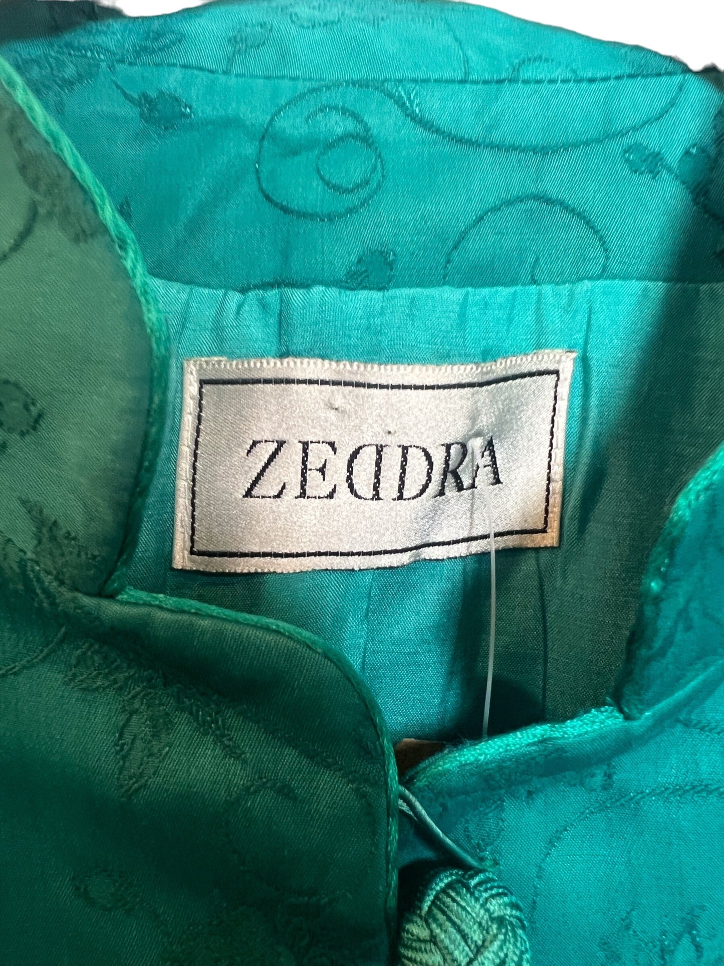 Zeddra Women's Floral Blue Blazer (Size S)