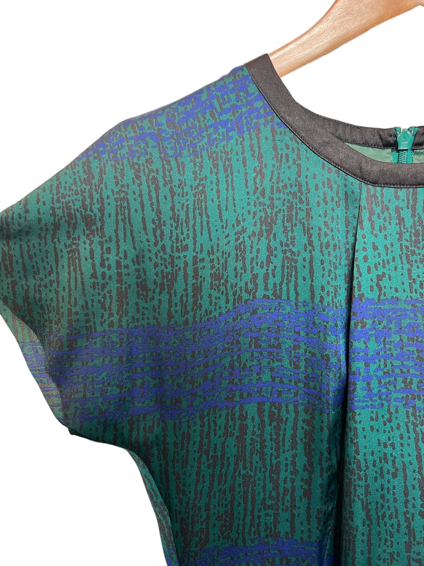 Women's Green and Blue Dress (Size S)
