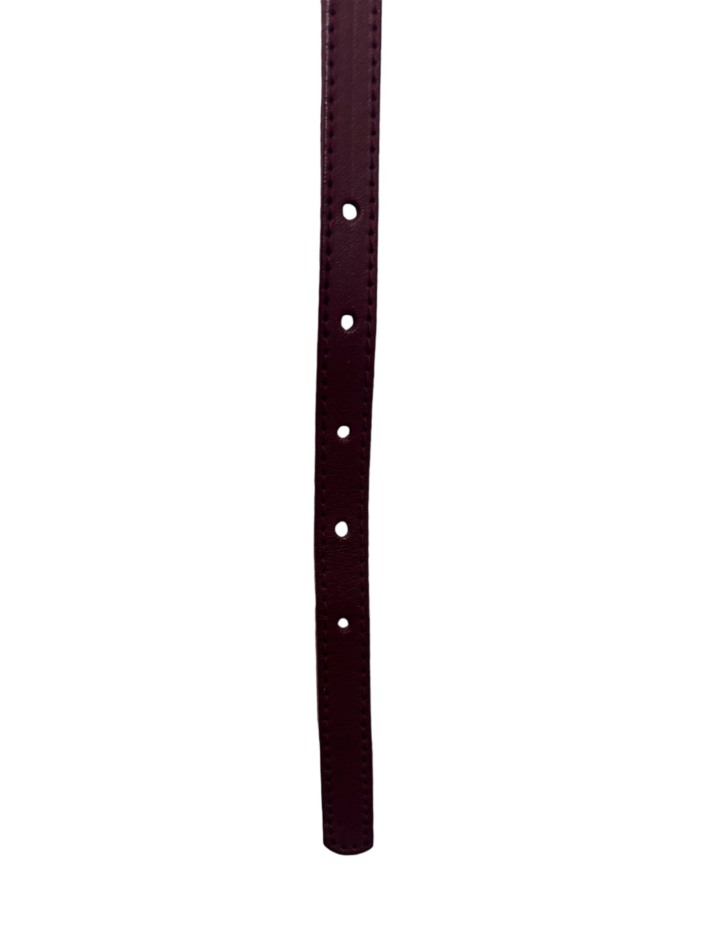 Red Leather Belt