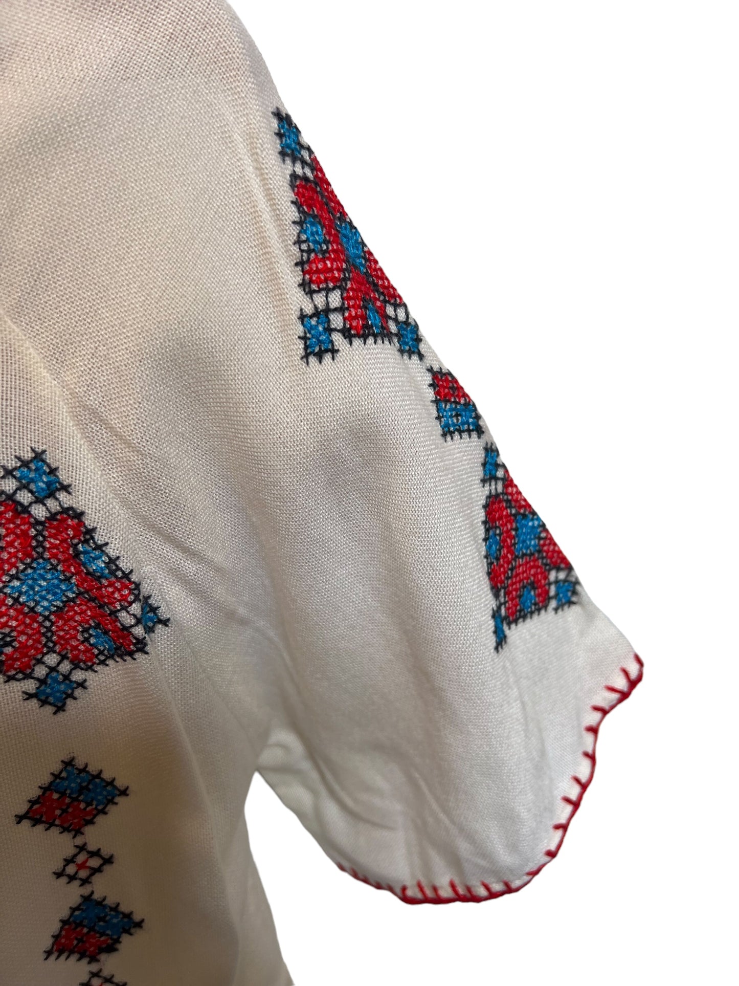White Hand Made Women's Jumper (Size XL)