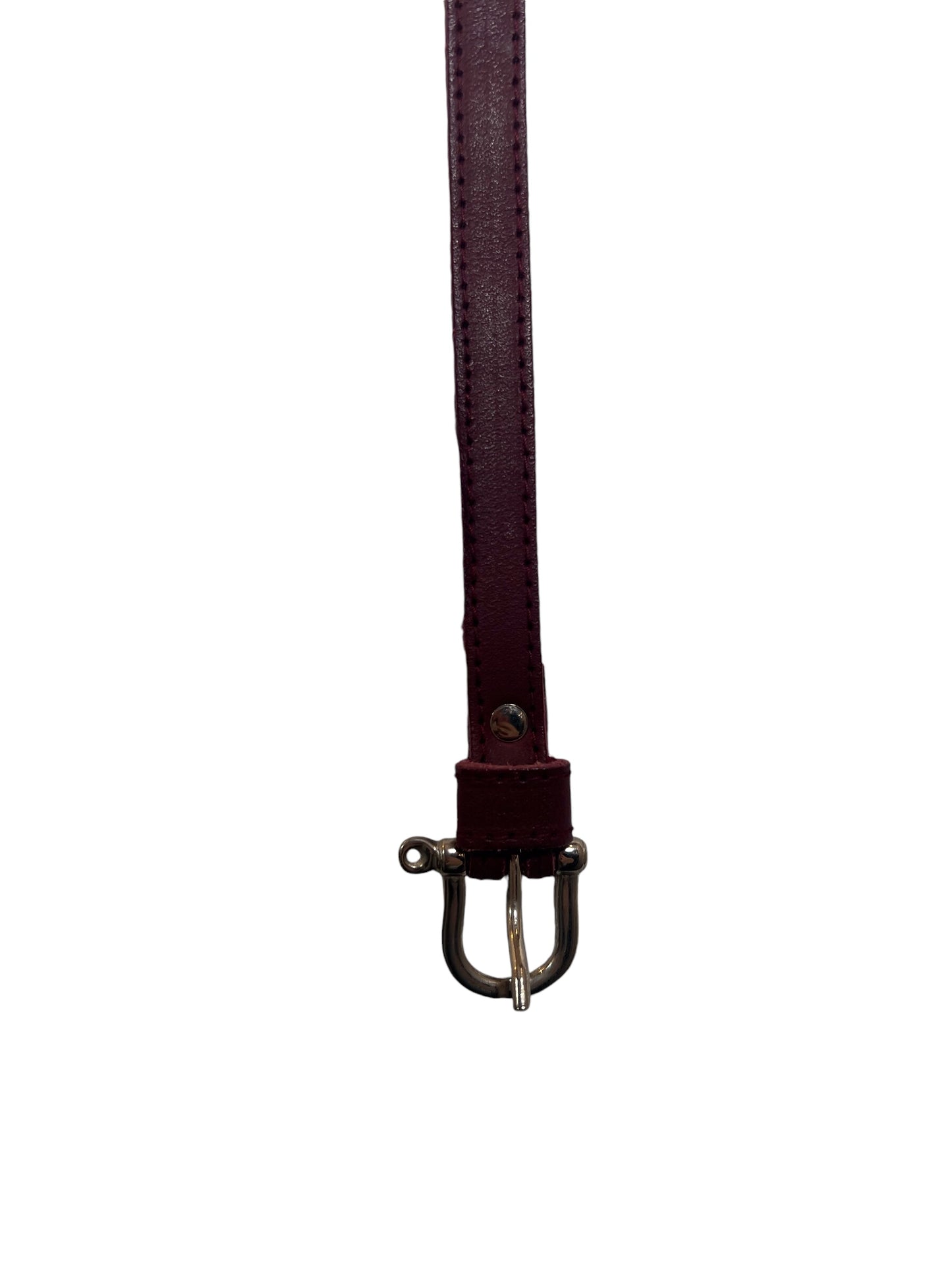 Red Leather Belt