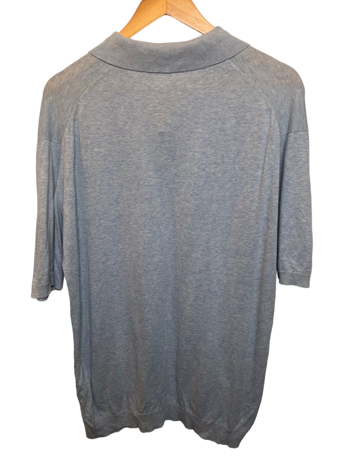 John Smedley Grey Polo T Shirt (Size XL)