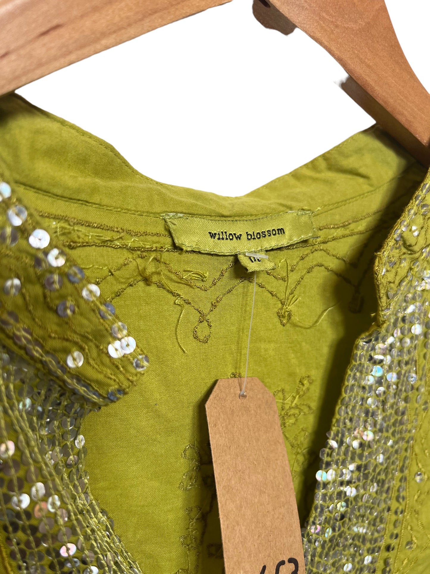 Willow Blossom Women’s Green Top (Size L)