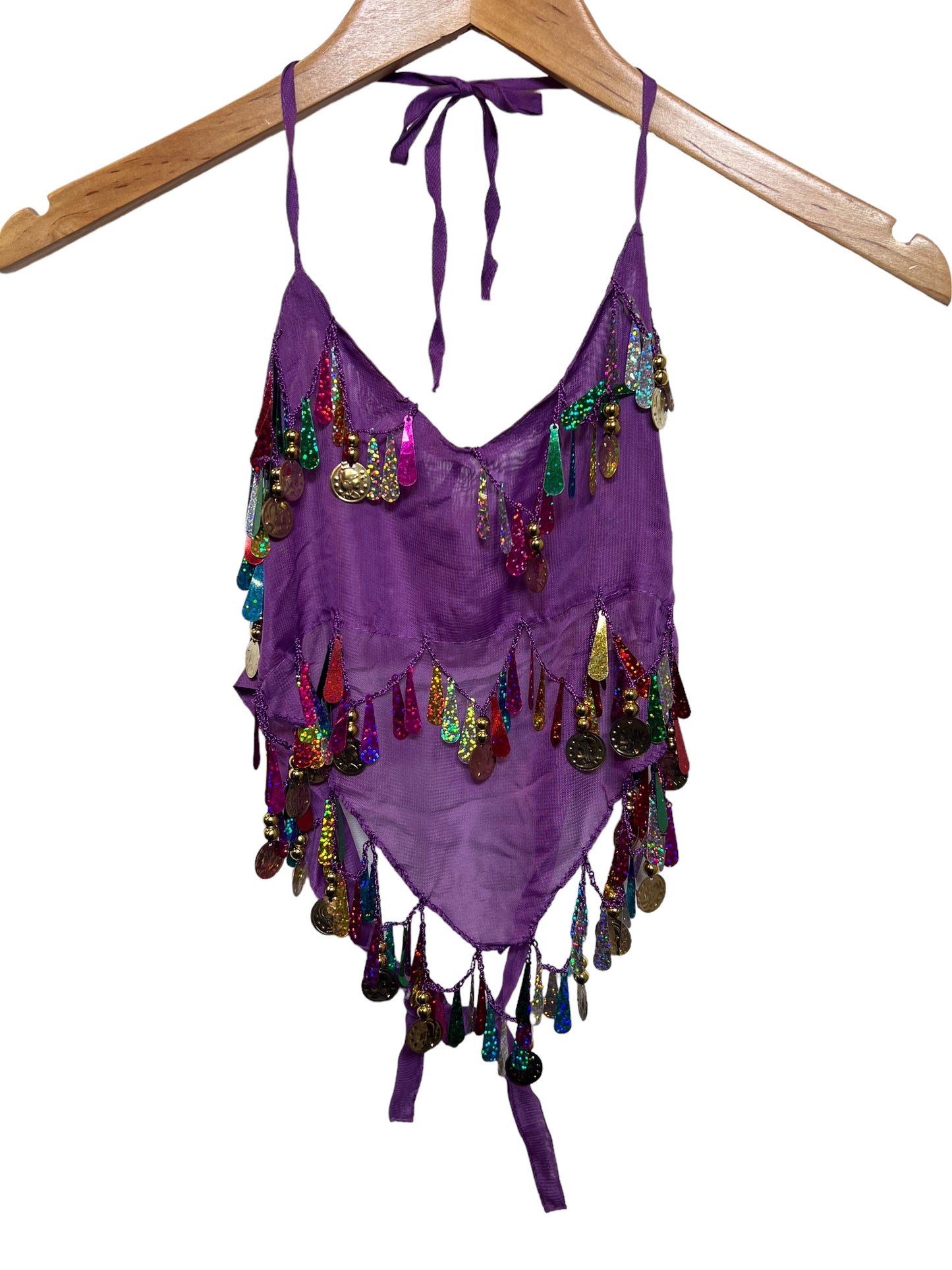 Halter Neck Tie Top (Size XS/S)