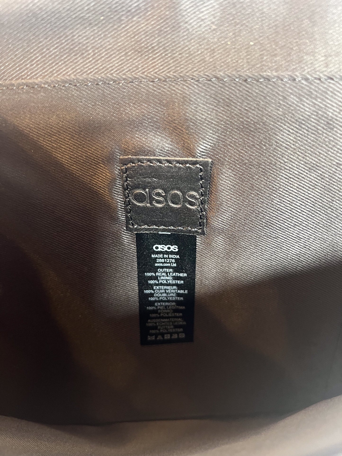 Asos Black Thin Clutch Bag