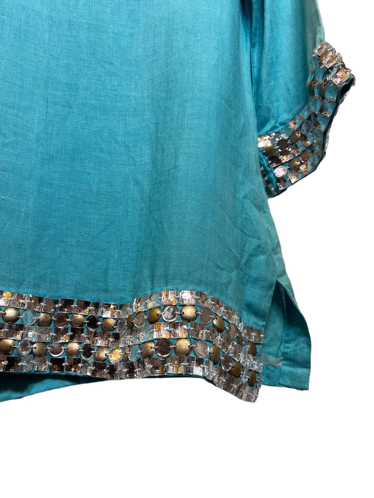 Sabrina Cipper Women’s Blue Top (Size M)