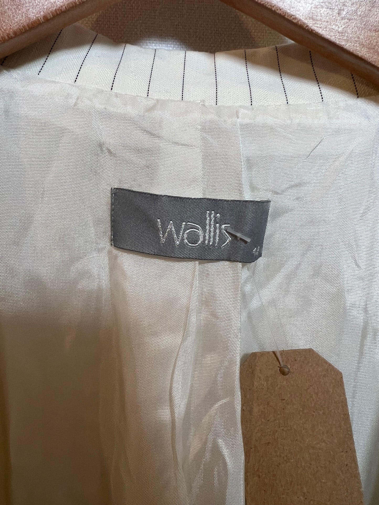 Wallis Women's White Blazer (Size XL)