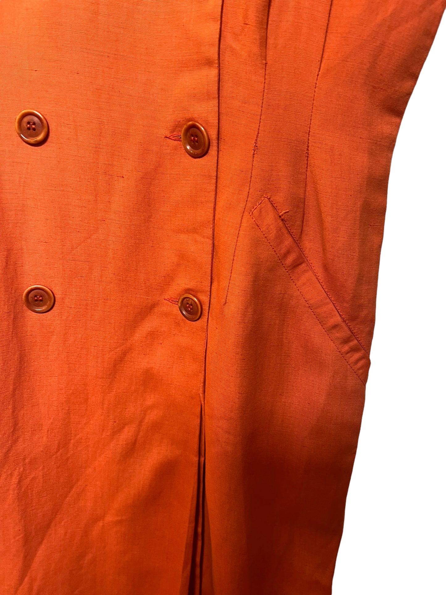 Henry Cottons Women’s Orange Dress (Size XL)