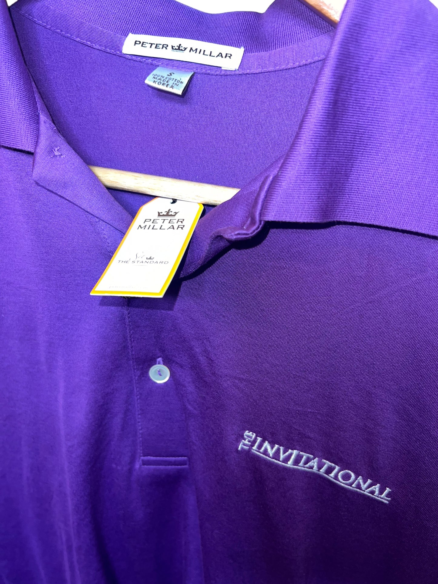 Peter Millar Pink Golfing Polo Top (Size M)