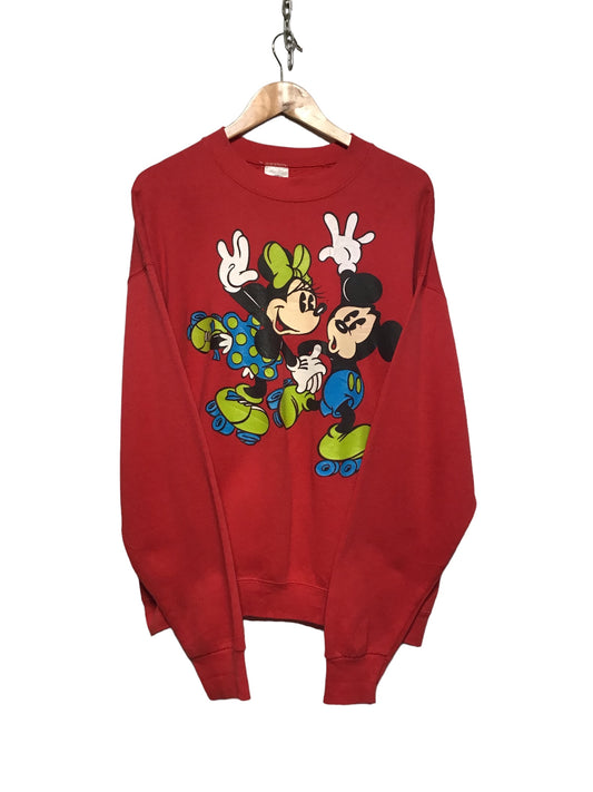 Mickey and Minnie Mouse Disney Sweatshirt (Size L)