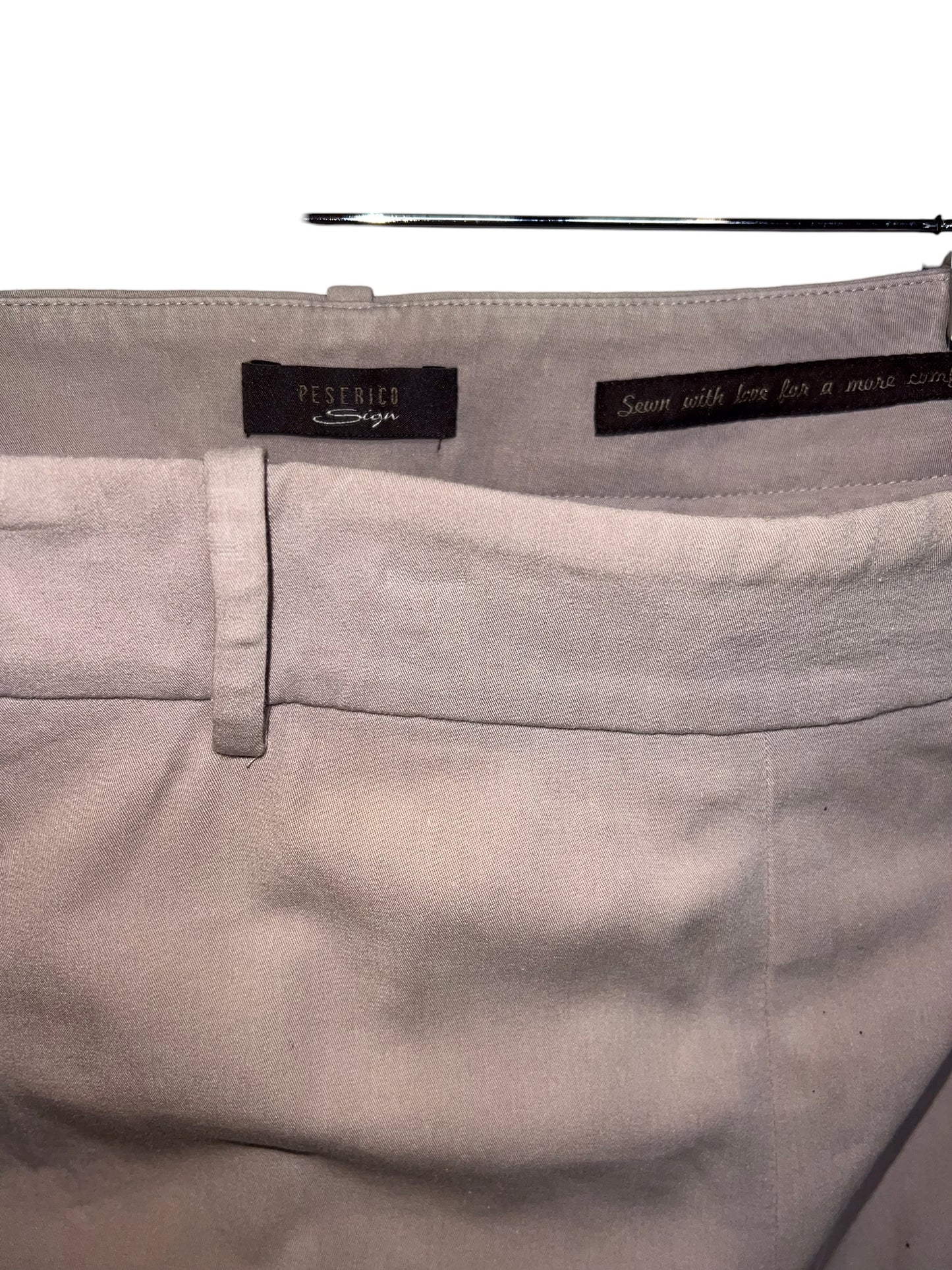 Peserico Women’s Dark Cream Trousers (28x32)