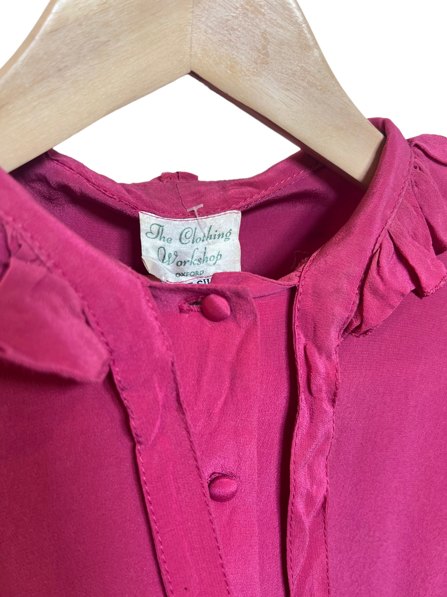 Women’s Pink Longsleeve Blouse (Size M)