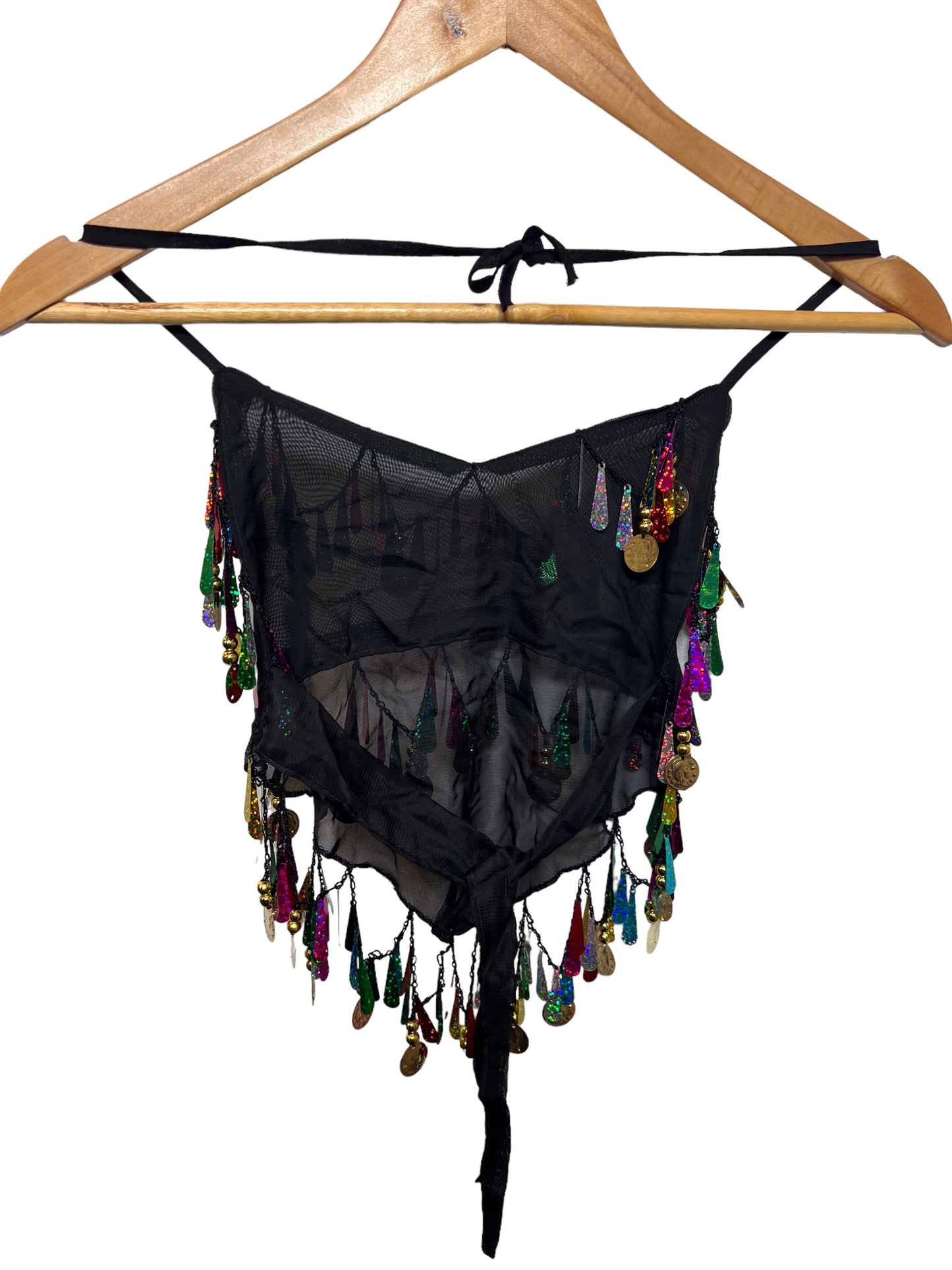 Halter Neck Tie Top (Size XS/S)