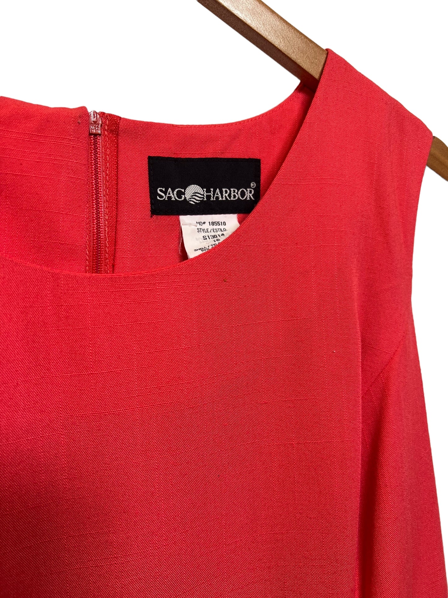 Sag Harbor Women’s Red Dress (Size XL)