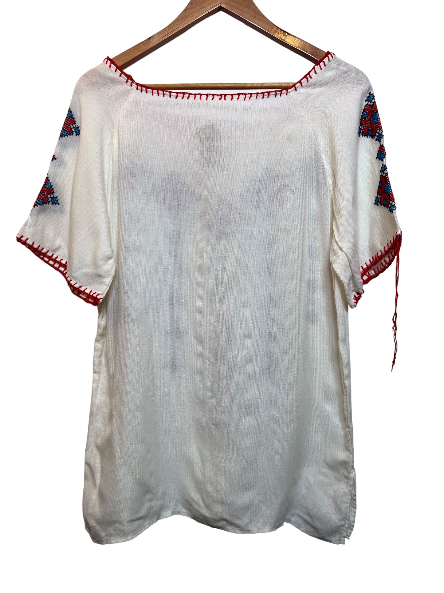 White Hand Made Women's Jumper (Size XL)
