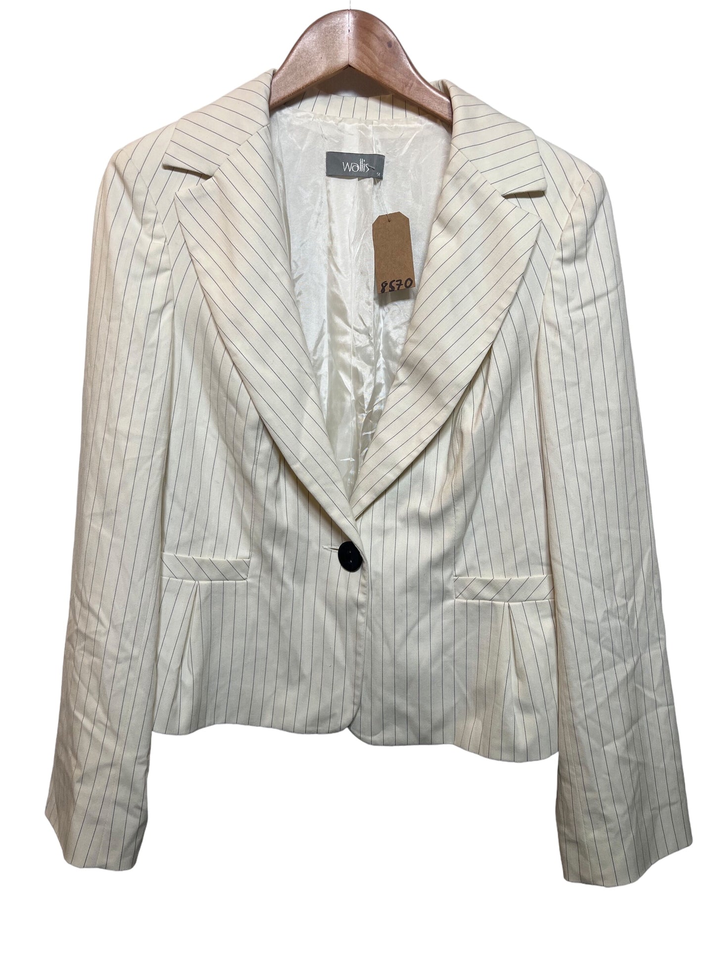 Wallis Women's White Blazer (Size XL)