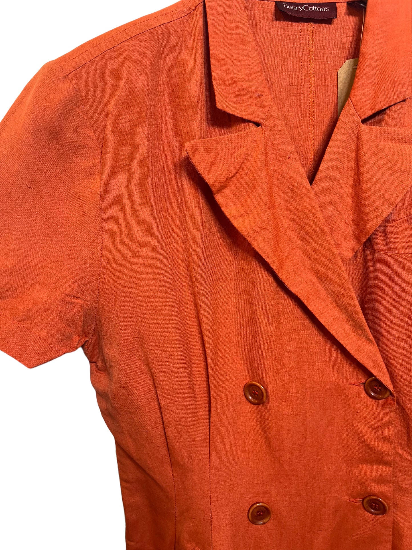 Henry Cottons Women’s Orange Dress (Size XL)