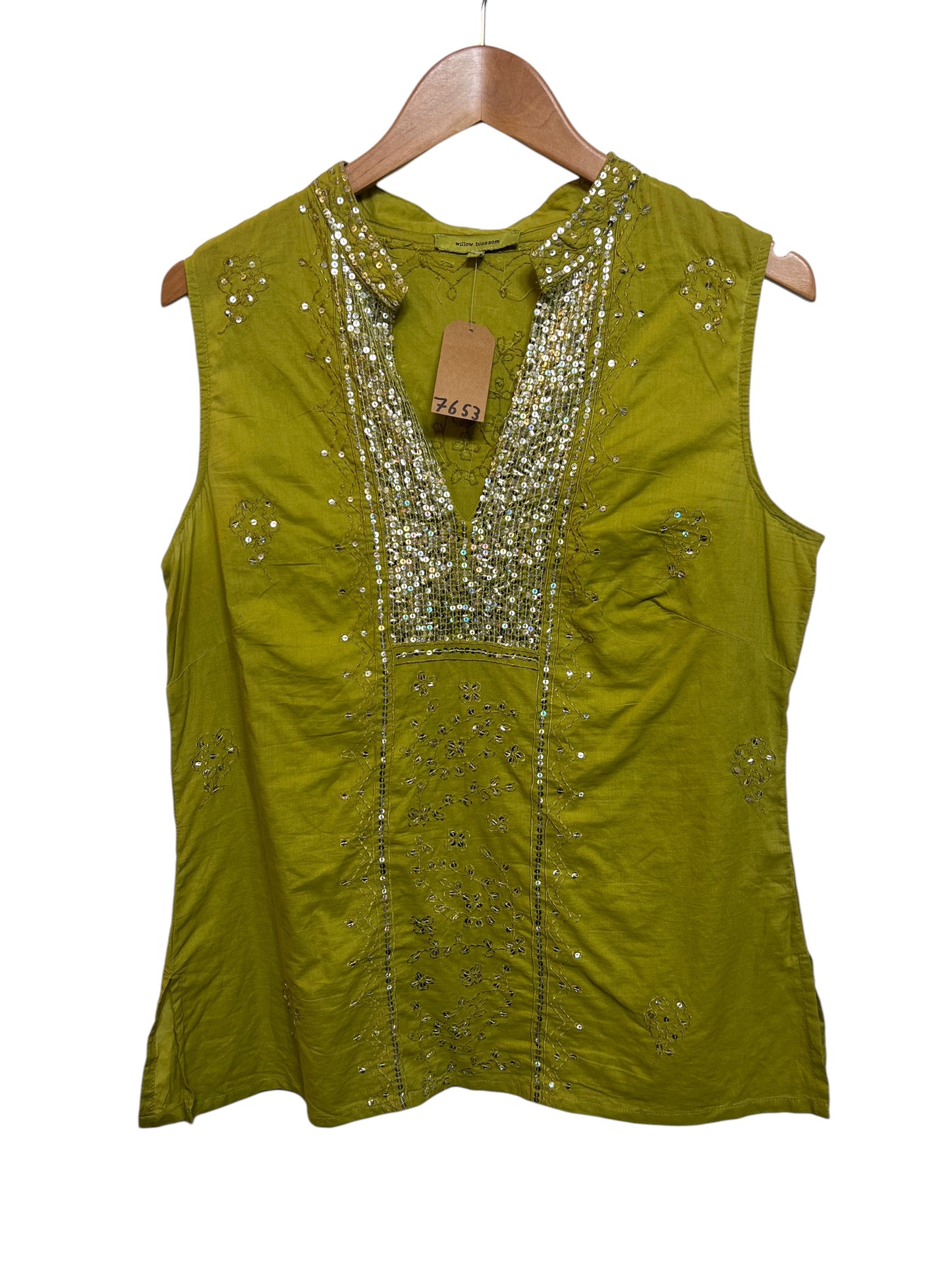 Willow Blossom Women’s Green Top (Size L)
