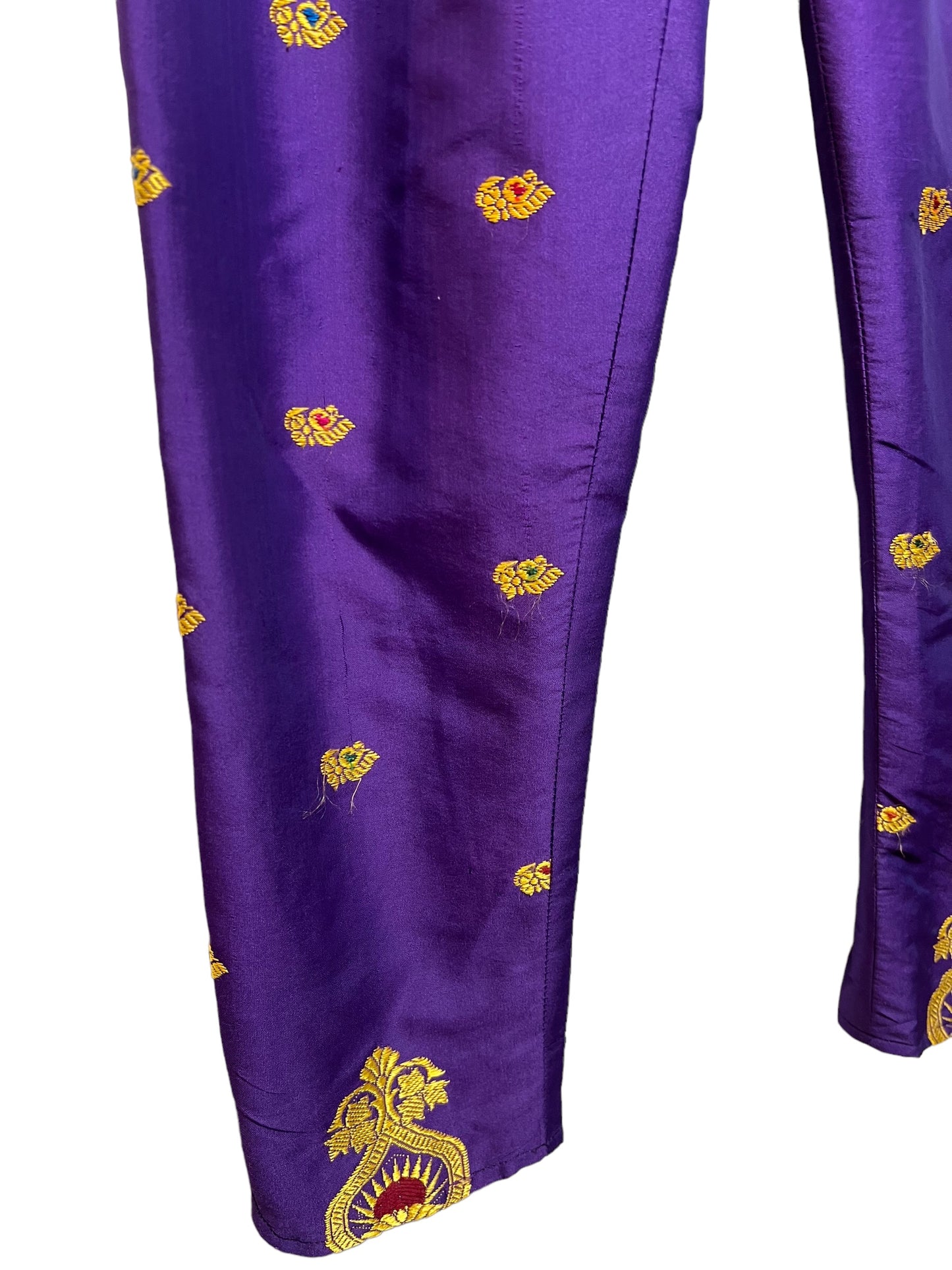 Woman’s Purple Elasticated Trousers (Size W29)