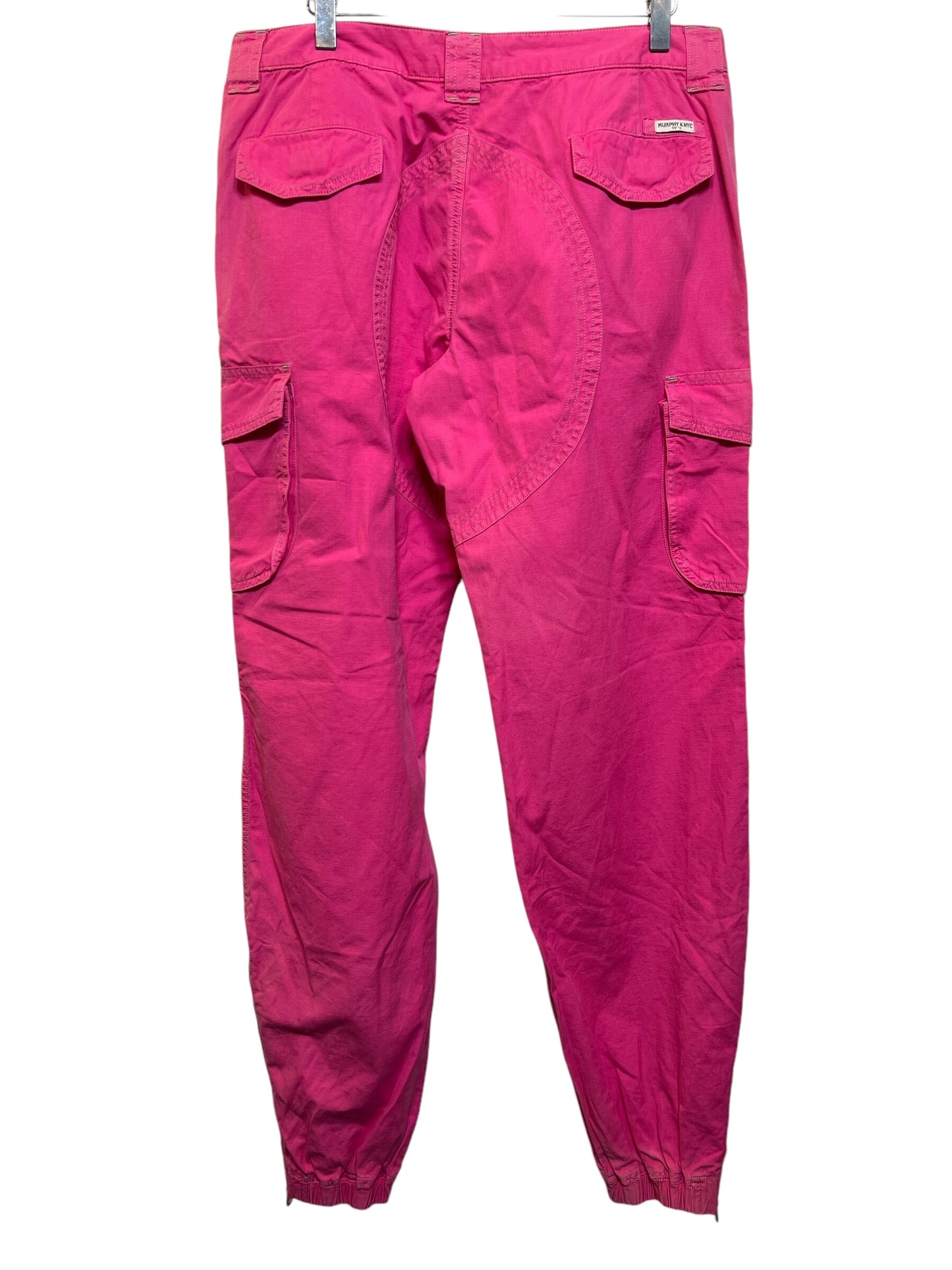 Murphy & NYC Women's Pink Cargo Trousers (W34)
