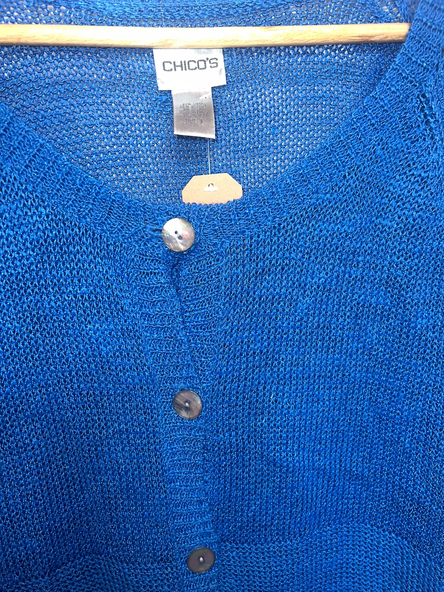 Women’s Blue Knitted Top (Size XL)