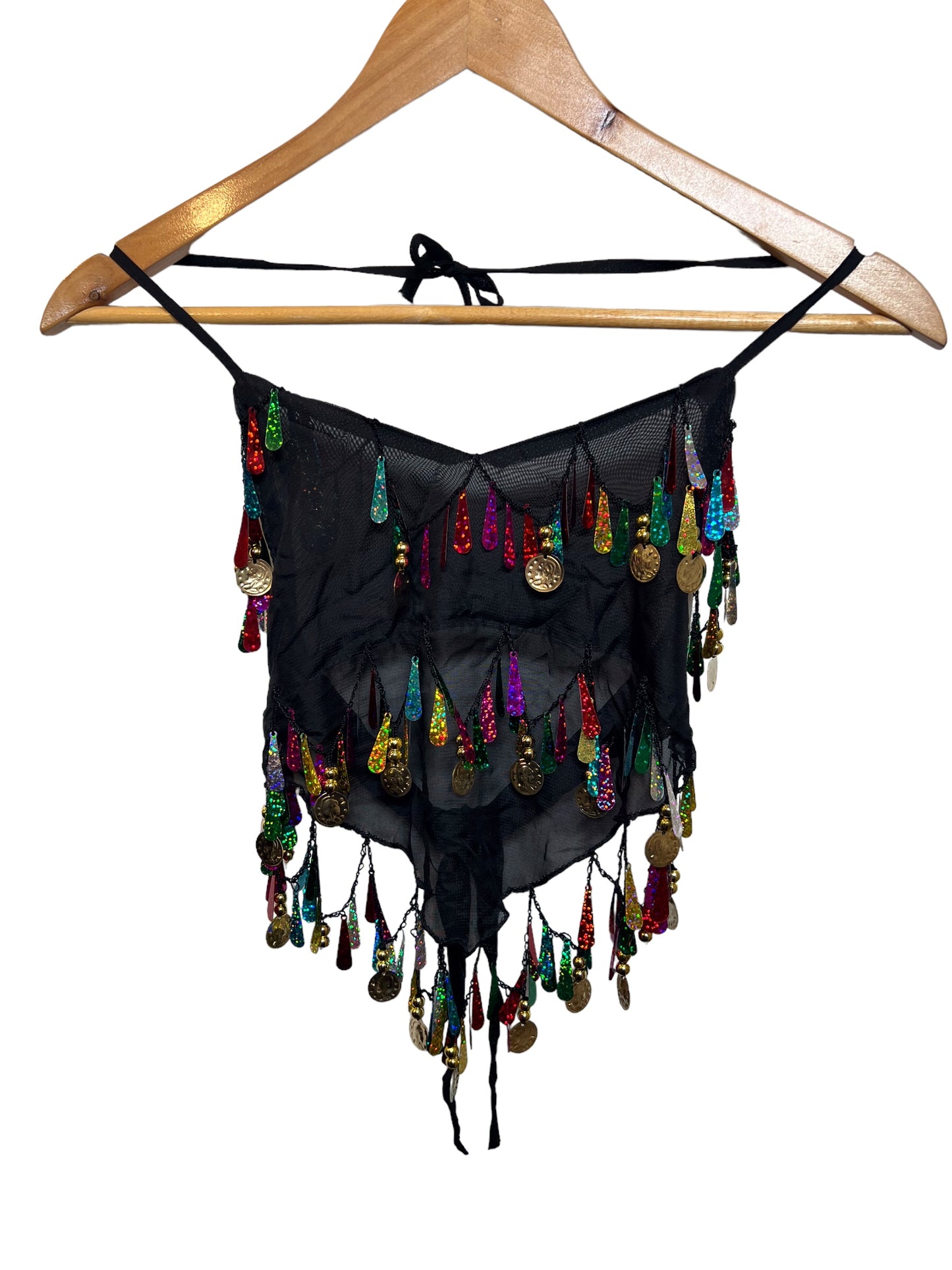 Halter Neck Tie Top (Size XS/S)