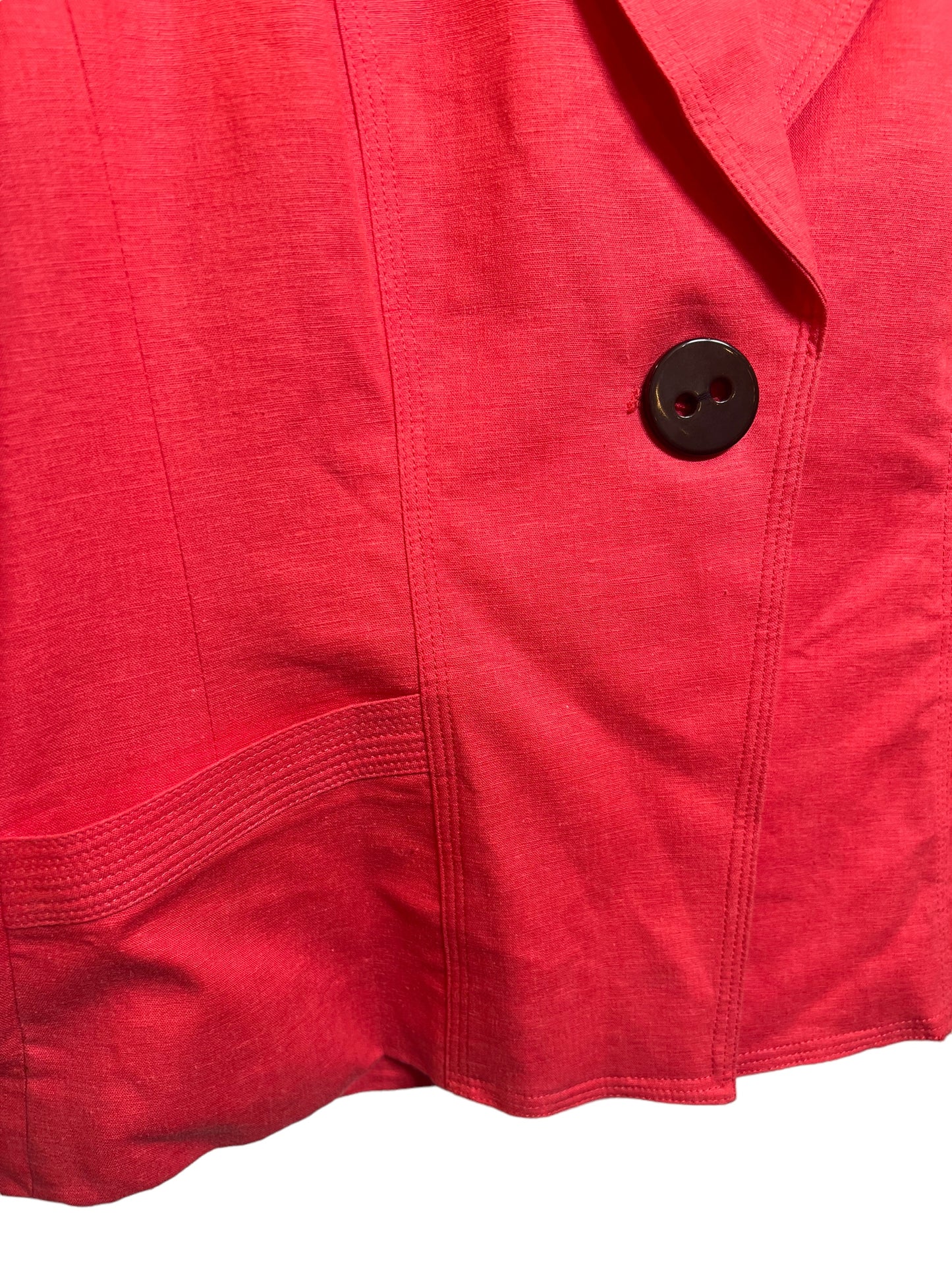 Reflections Women’s Red Blazer (Size L)
