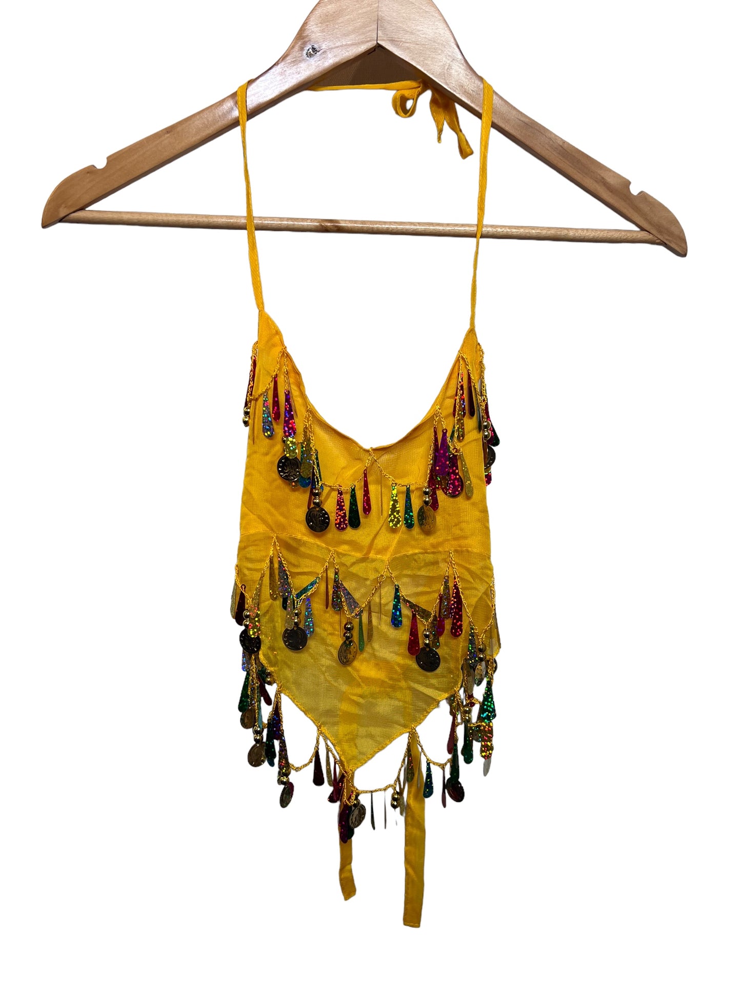 Halter Neck Tie Top (Size XS/S)