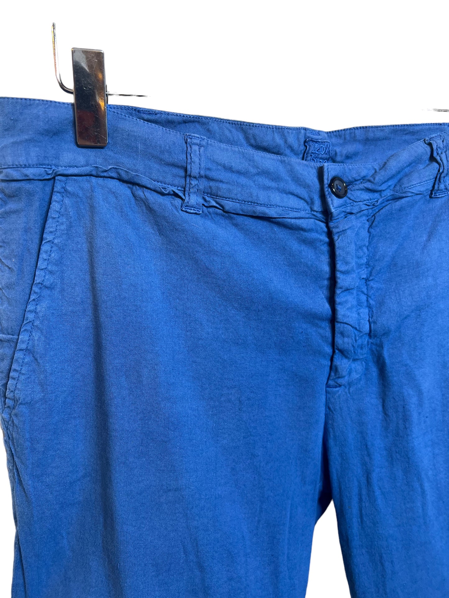 Blue Men’s Linen Trousers (Size W30)