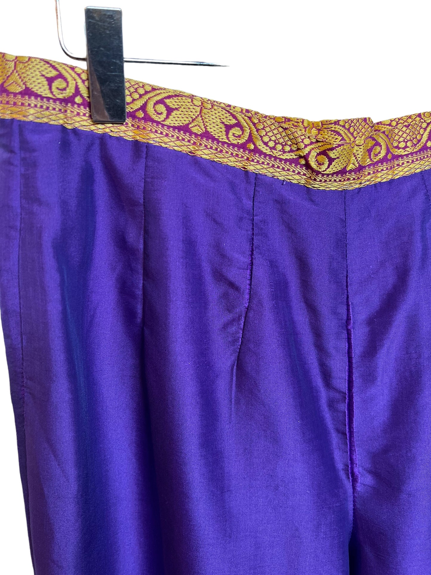 Woman’s Purple Elasticated Trousers (Size W29)