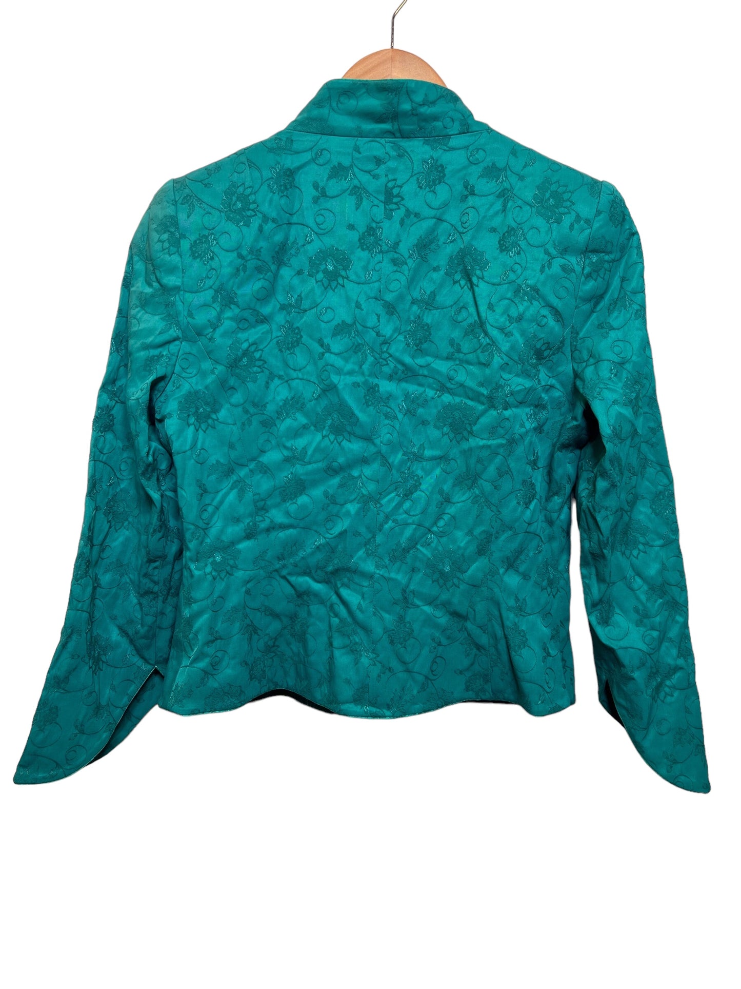 Zeddra Women's Floral Blue Blazer (Size S)