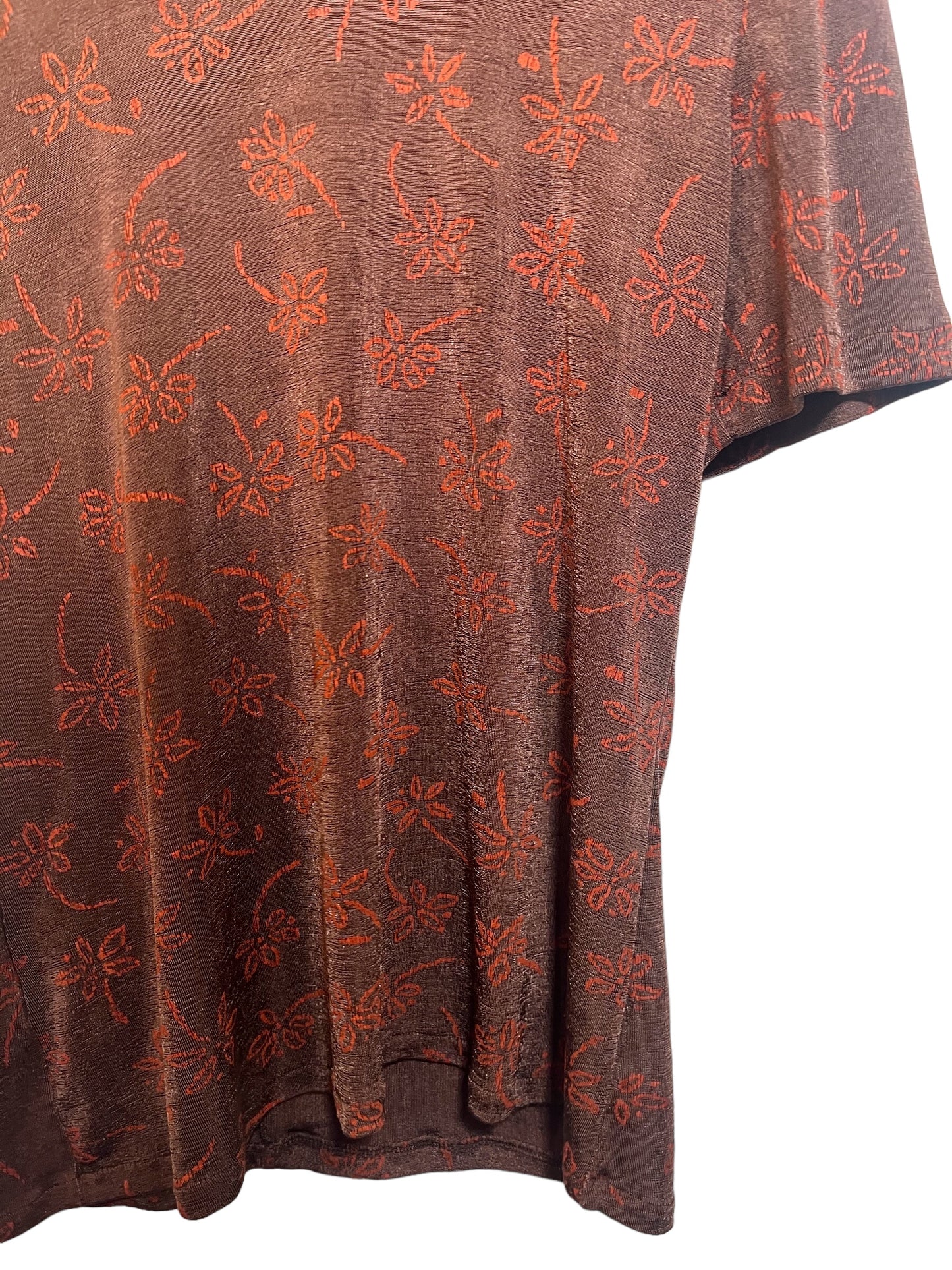 Alexon Women's Brown Floral Top (Size L)