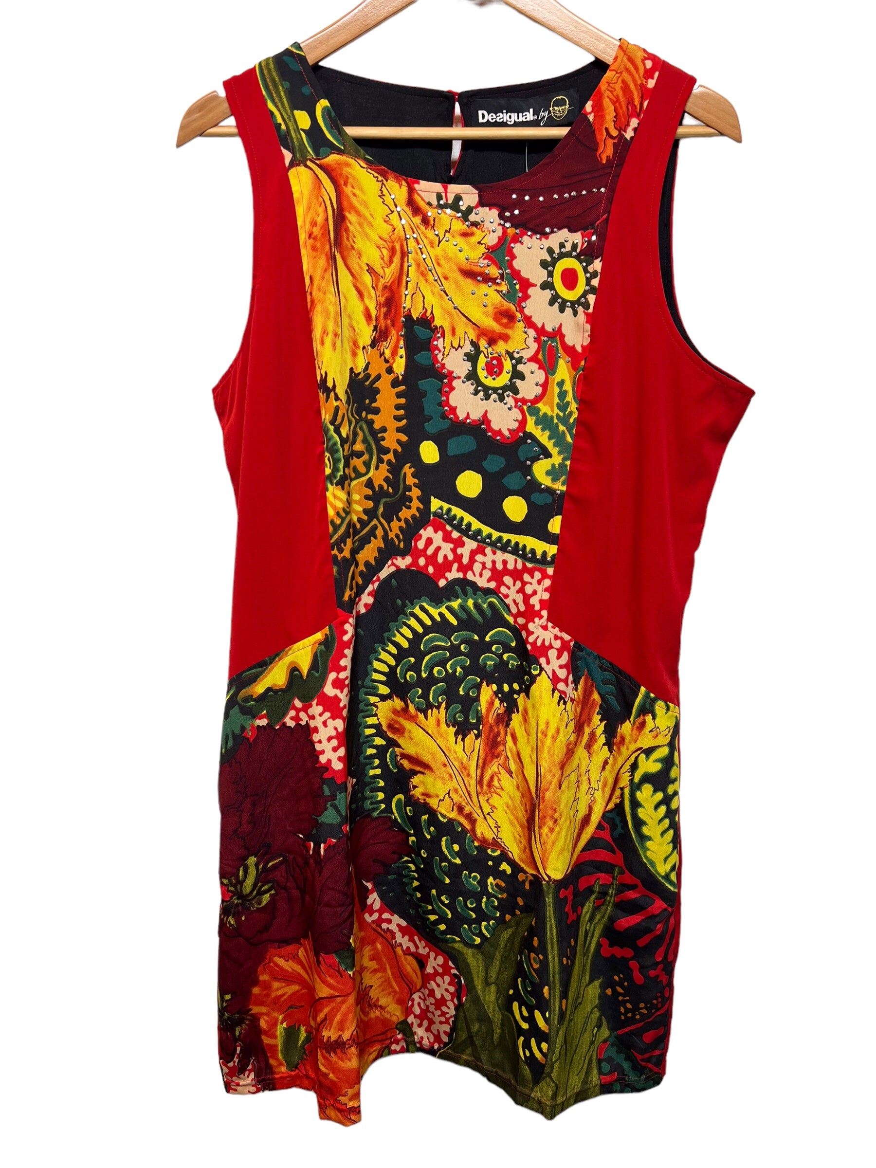 Desigual Women's Red Dress (Size XL) Loft 68 Vintage Desigual Women's Red Dress (Size XL) Loft 68 Vintage