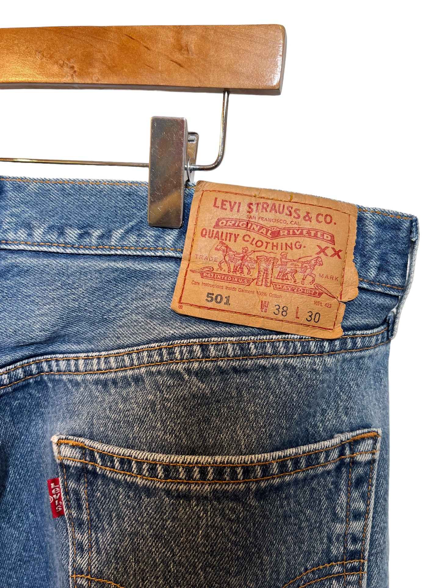 Levi's 501 Blue Wash Jeans (36x30)
