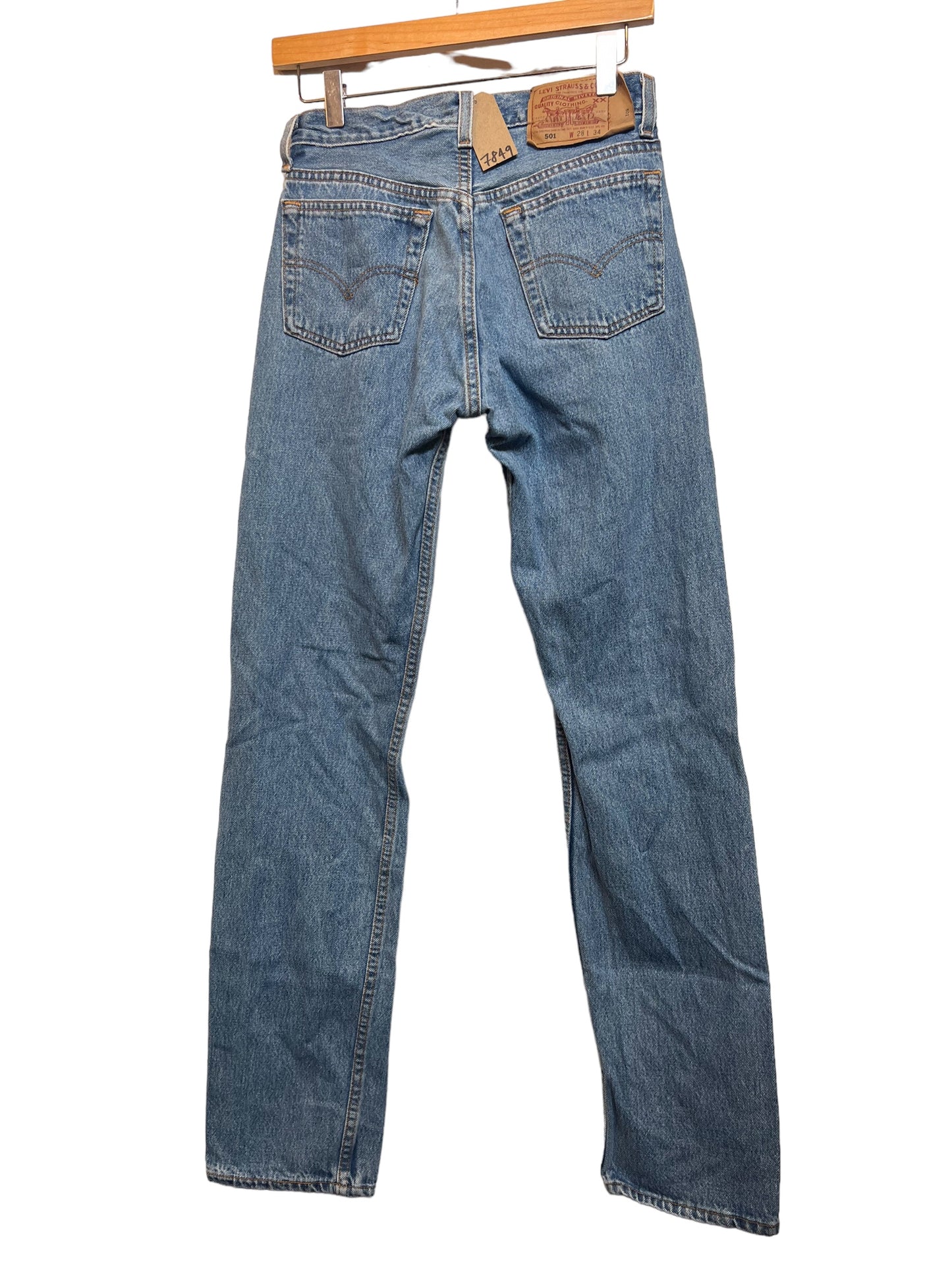 Levi's 501 Blue Jeans (28x34)