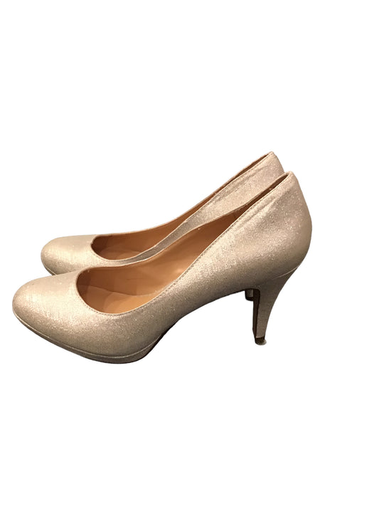Womens Roland Cartier Silver Glitter Shoes (size UK 6 Euro 39)