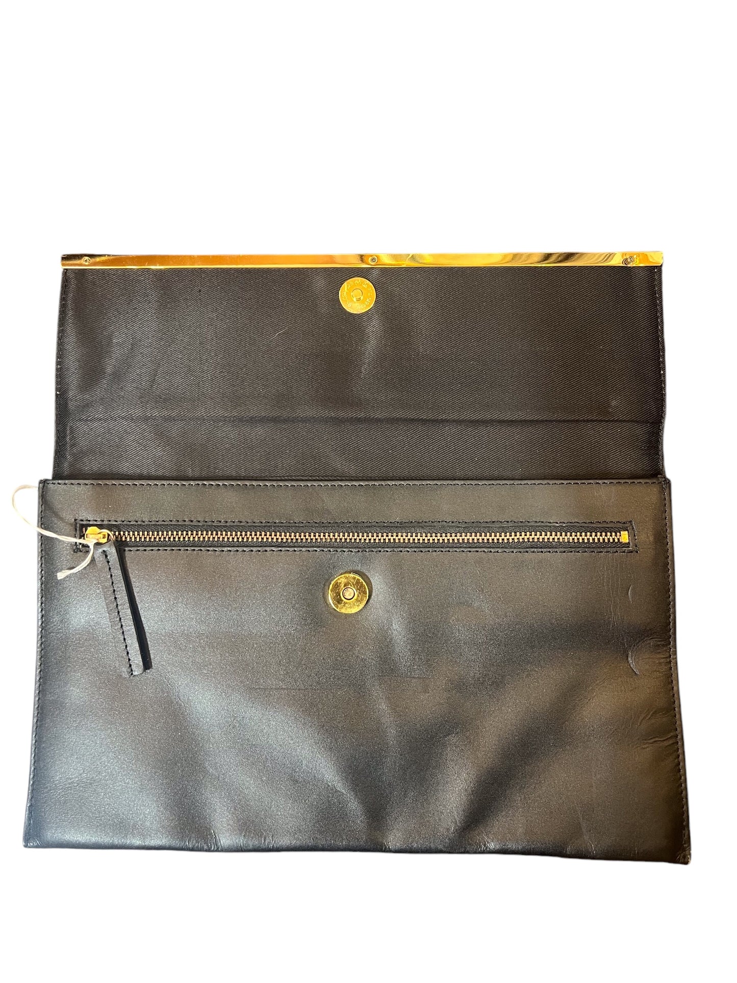 Asos Black Thin Clutch Bag