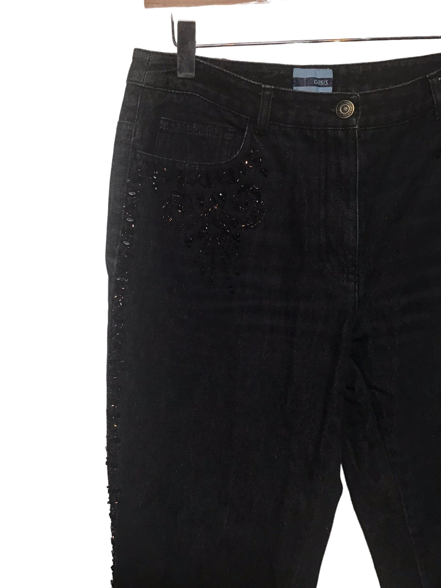 Black Lacoste Denim Jeans (Size 34x33)