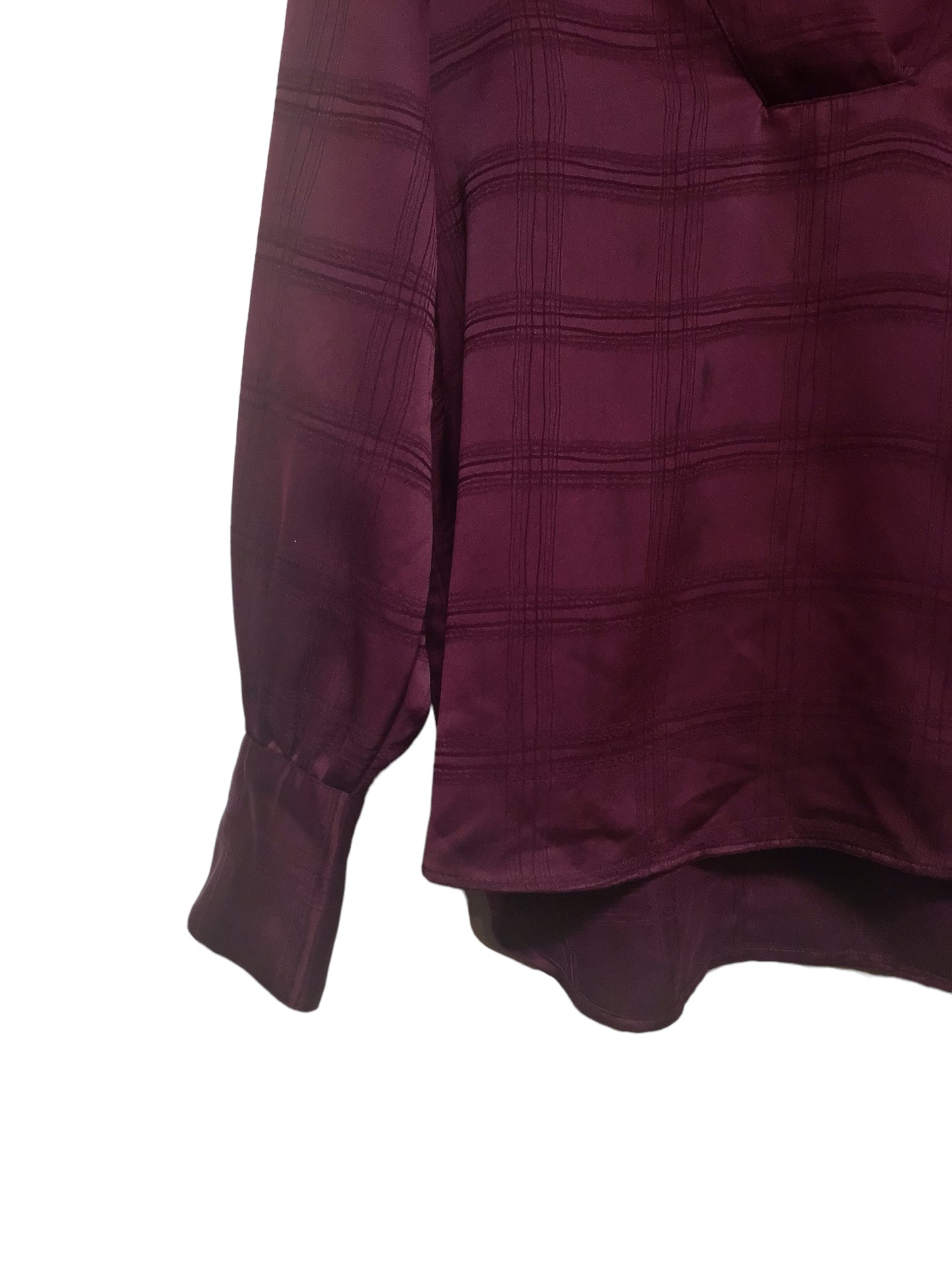 Women’s Burgundy Blouse (Size L)