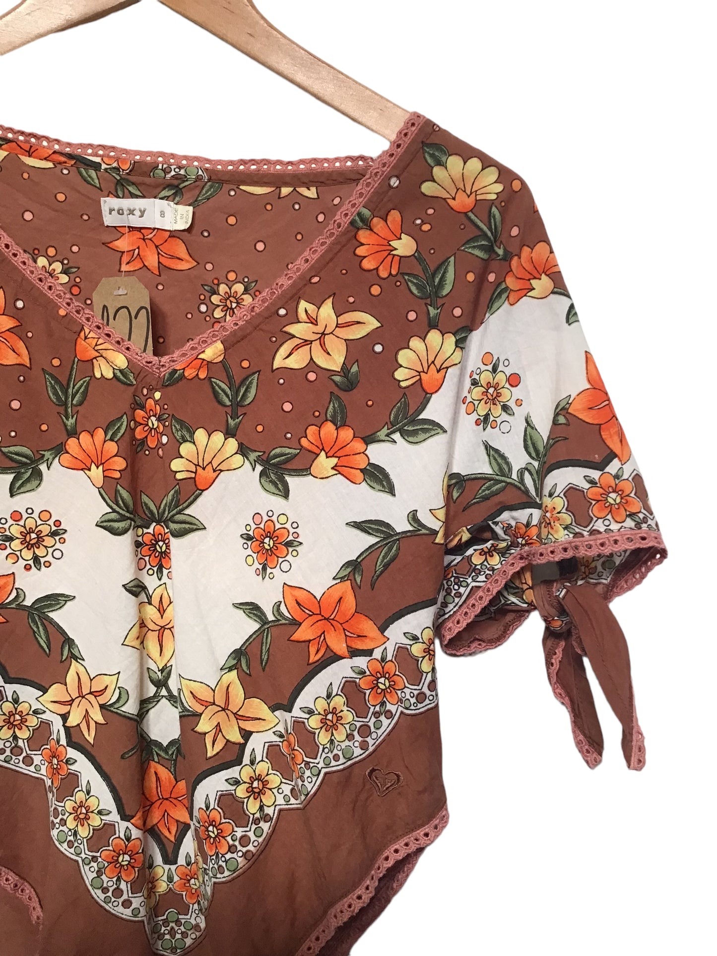 Roxy Floral Top (Size S)