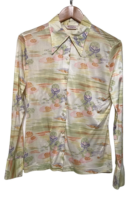 Wrangler Patterned Shirt (Size S)