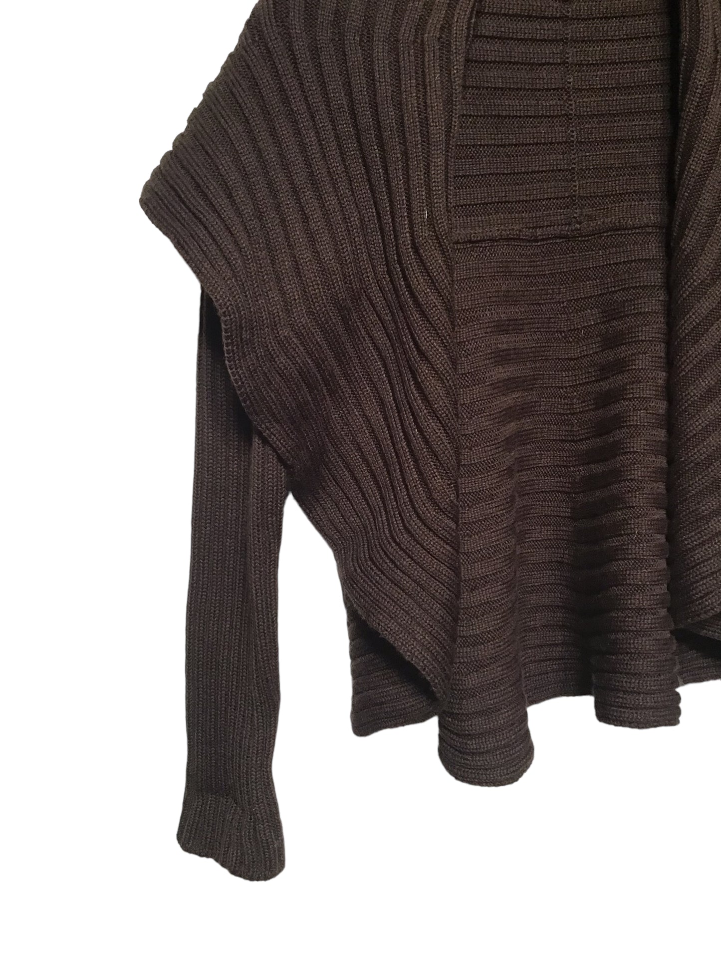 Brown Knitted Cardigan (Size M)