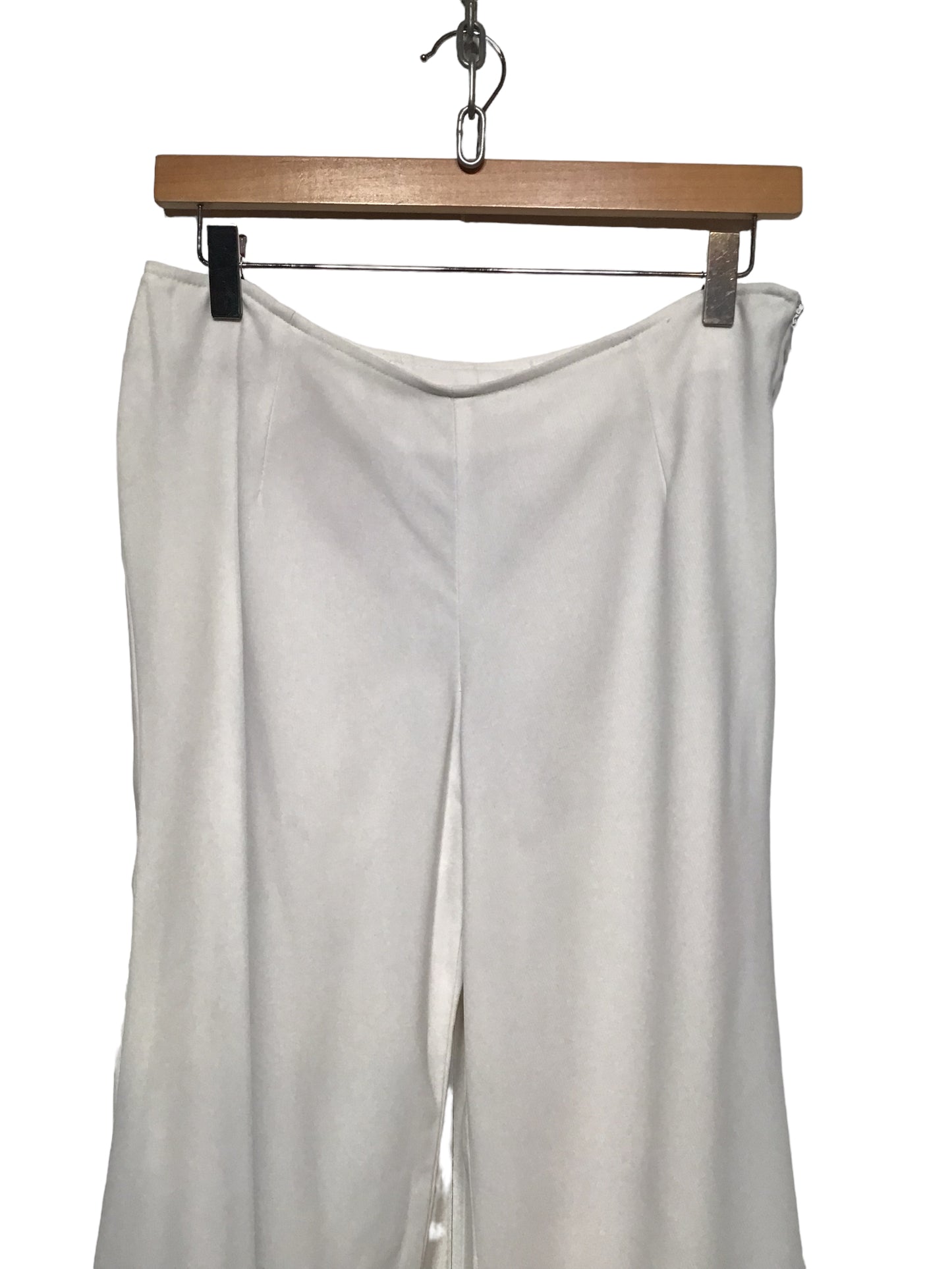 Women’s White Trousers (Size L)