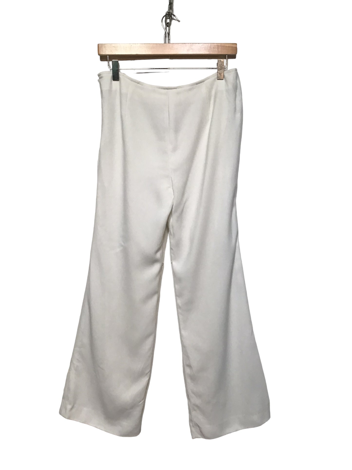 Women’s White Trousers (Size L)