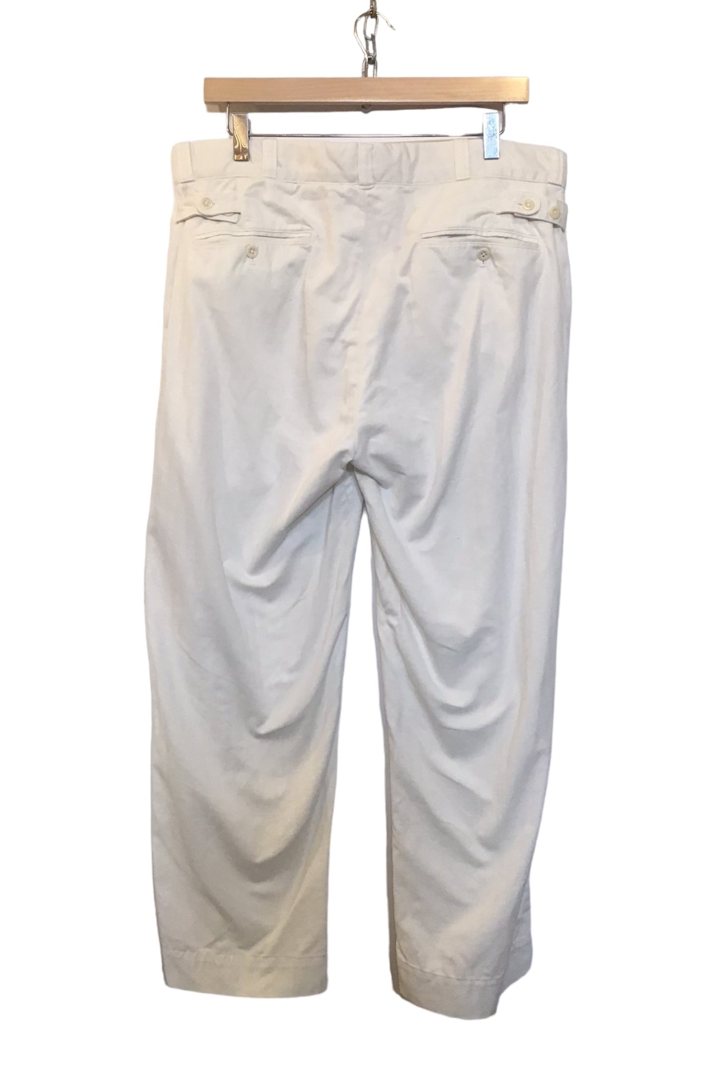 White Cotton Trousers (Size XL)