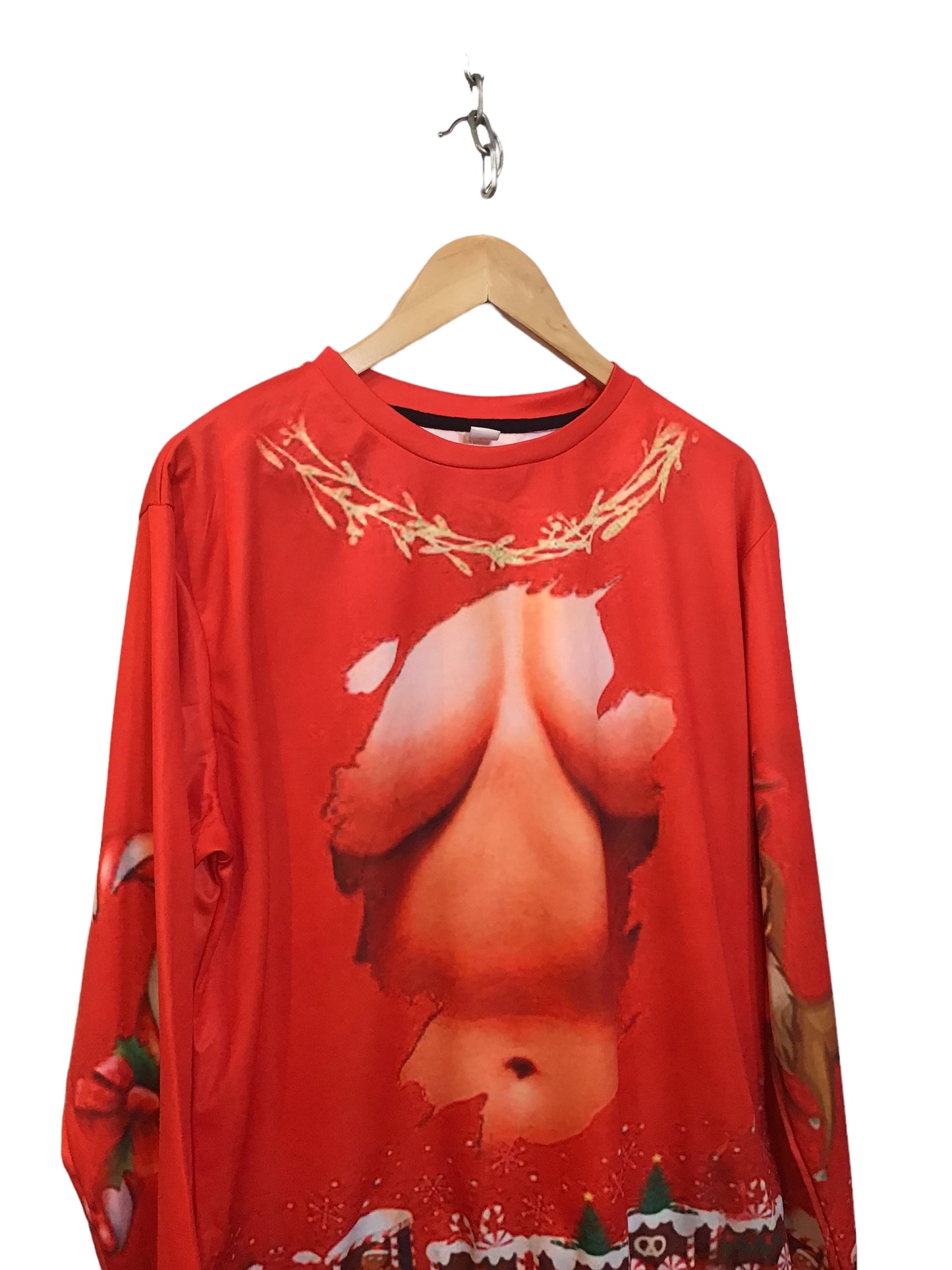 Red Christmas Sweater (Size L)