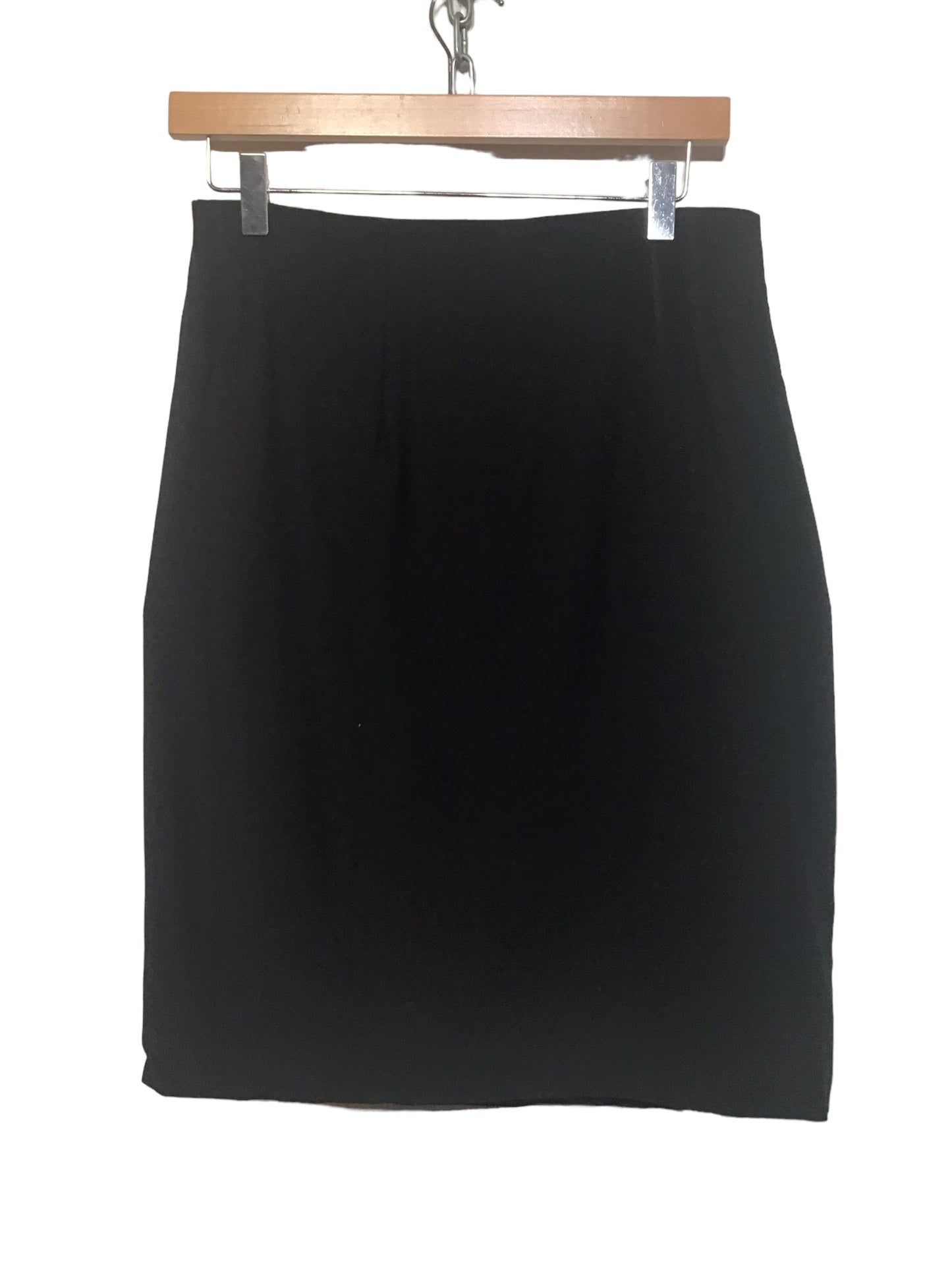 Black Wrap Skirt (Size L)